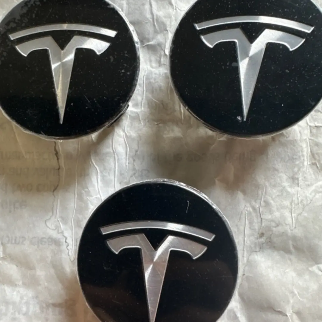 Set Of 3 Tesla Wheel Hub Center Cap Xwc1385-01 F94ae952 1