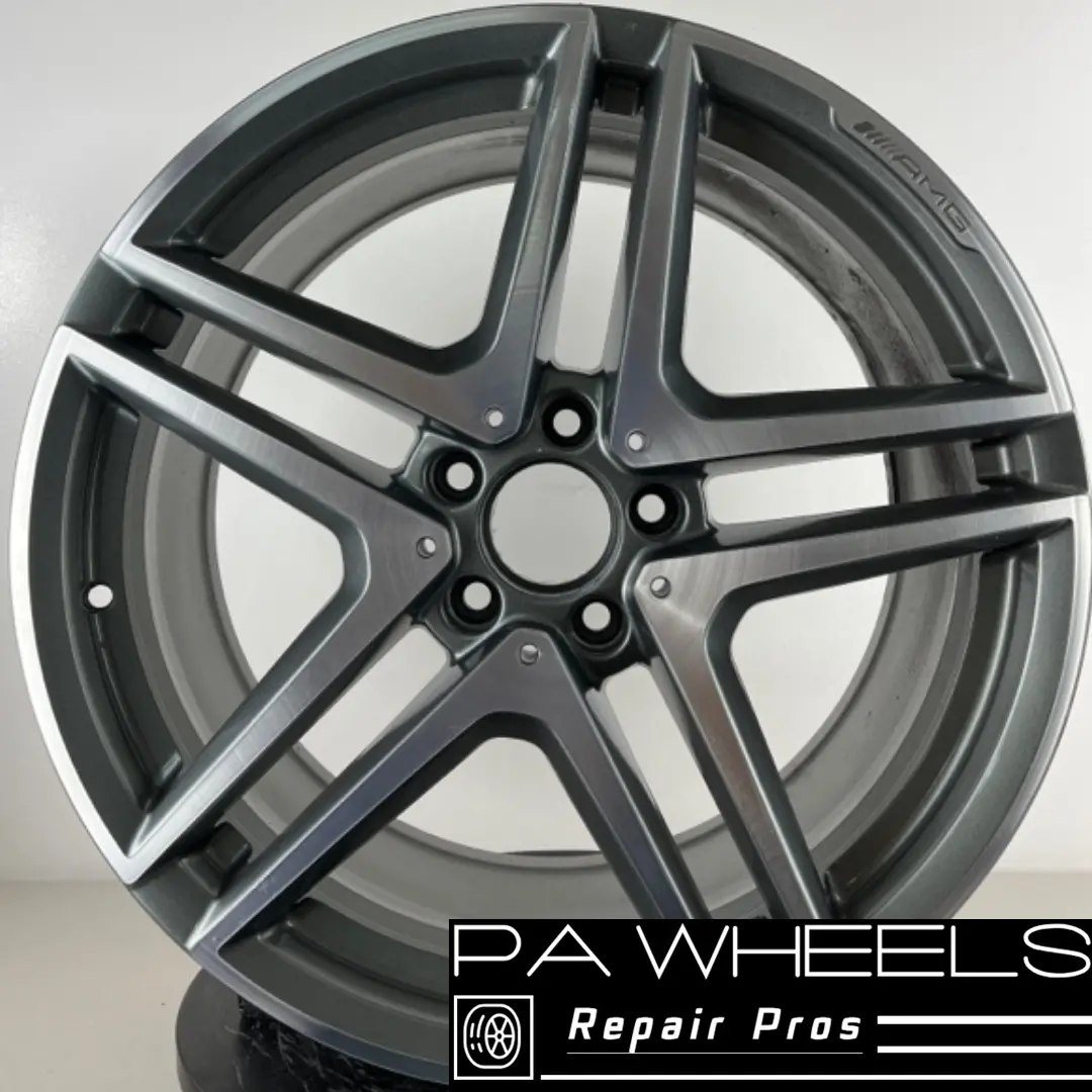 Mercedes E63 E63s 2014-2016 19" Factory Oem Rear Amg Wheel Rim 85400 A2124010900 1