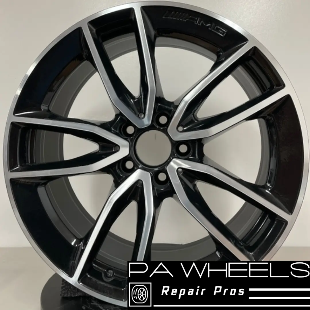 Mercedes C43 2018 19" Factory Oem Amg Rear Wheel Rim 85699 Aka 96387 A2054010801 1