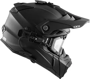 Ckx Casque Hors-Piste Titan Air Flow Électrique, Hiver Solid - Lunette 210° Incluse 1