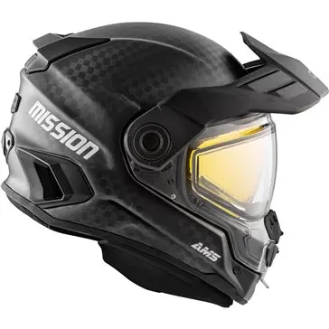 Ckx Casque Intégral Mission Ams - Carbone Solid - Hiver 1