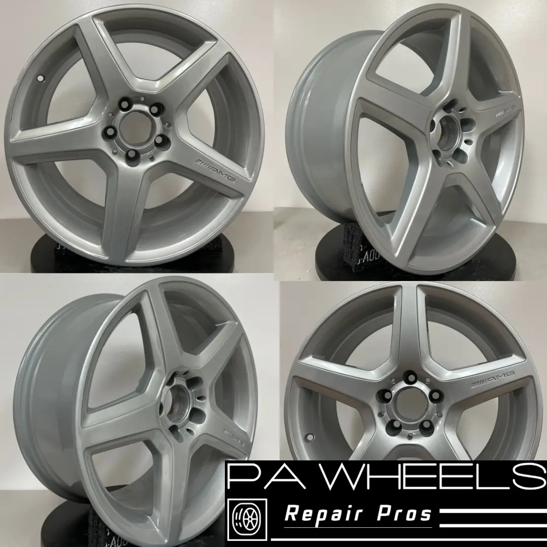 Set Of 4 Mercedes E350 E550 2008 2009 18" Factory Oem Amg Wheel Rims 85011-85012 1