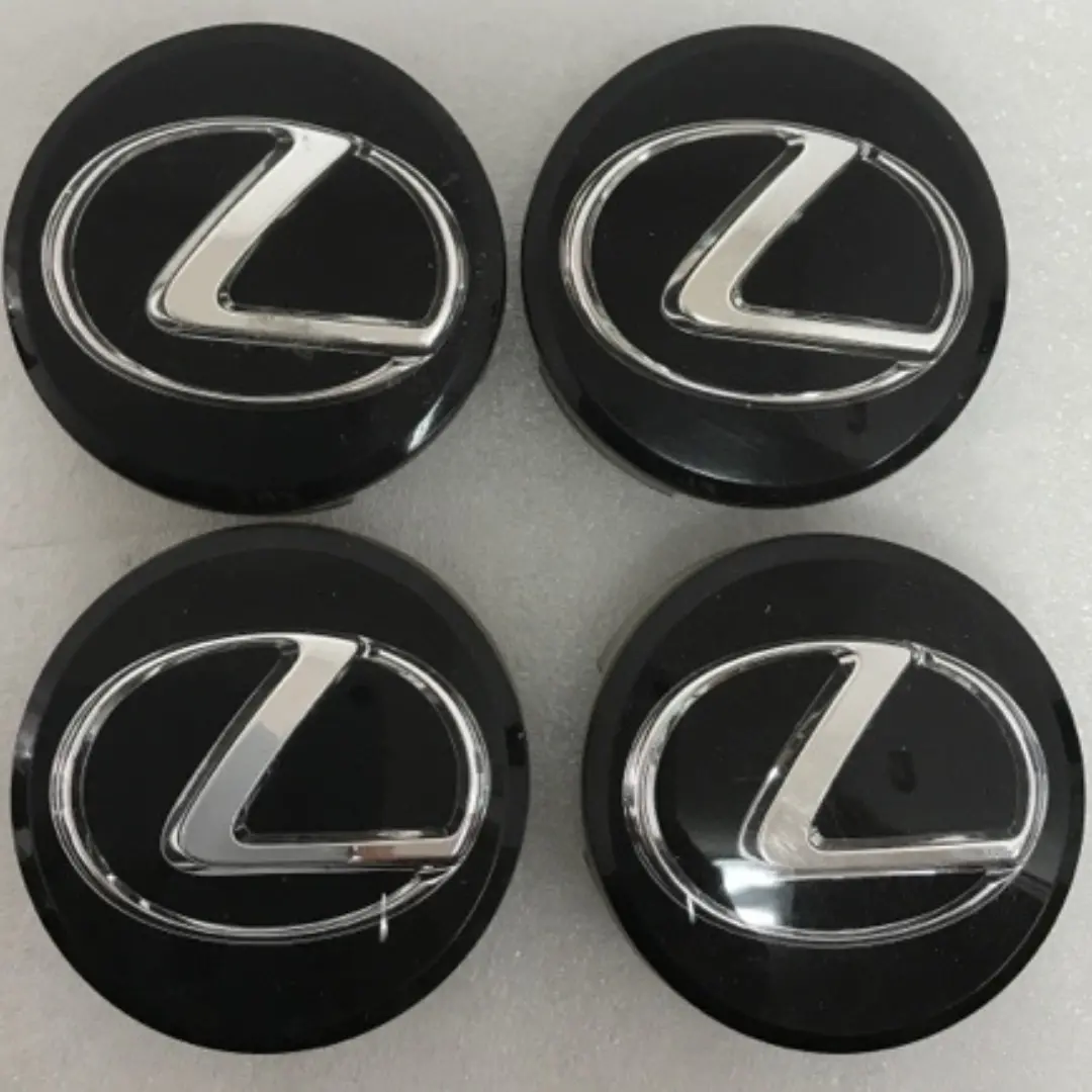 Set Of 4 Lexus Black 62Mm Center Caps 71A104-0010 95F8931a 1