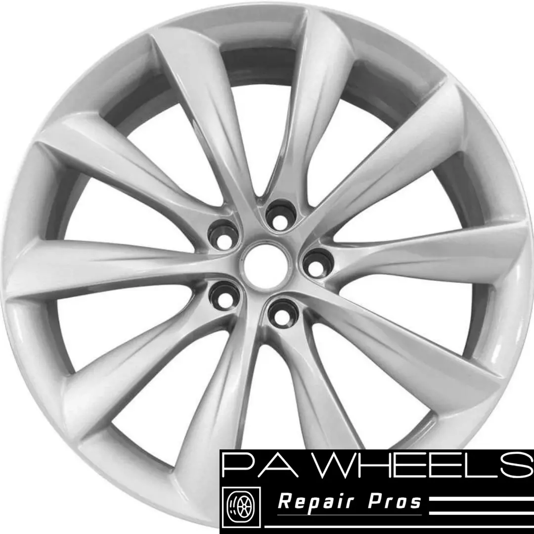 Tesla Model X 2016 2017 22" Factory Original Rear Wheel Rim 97845 1027247-01-E 1
