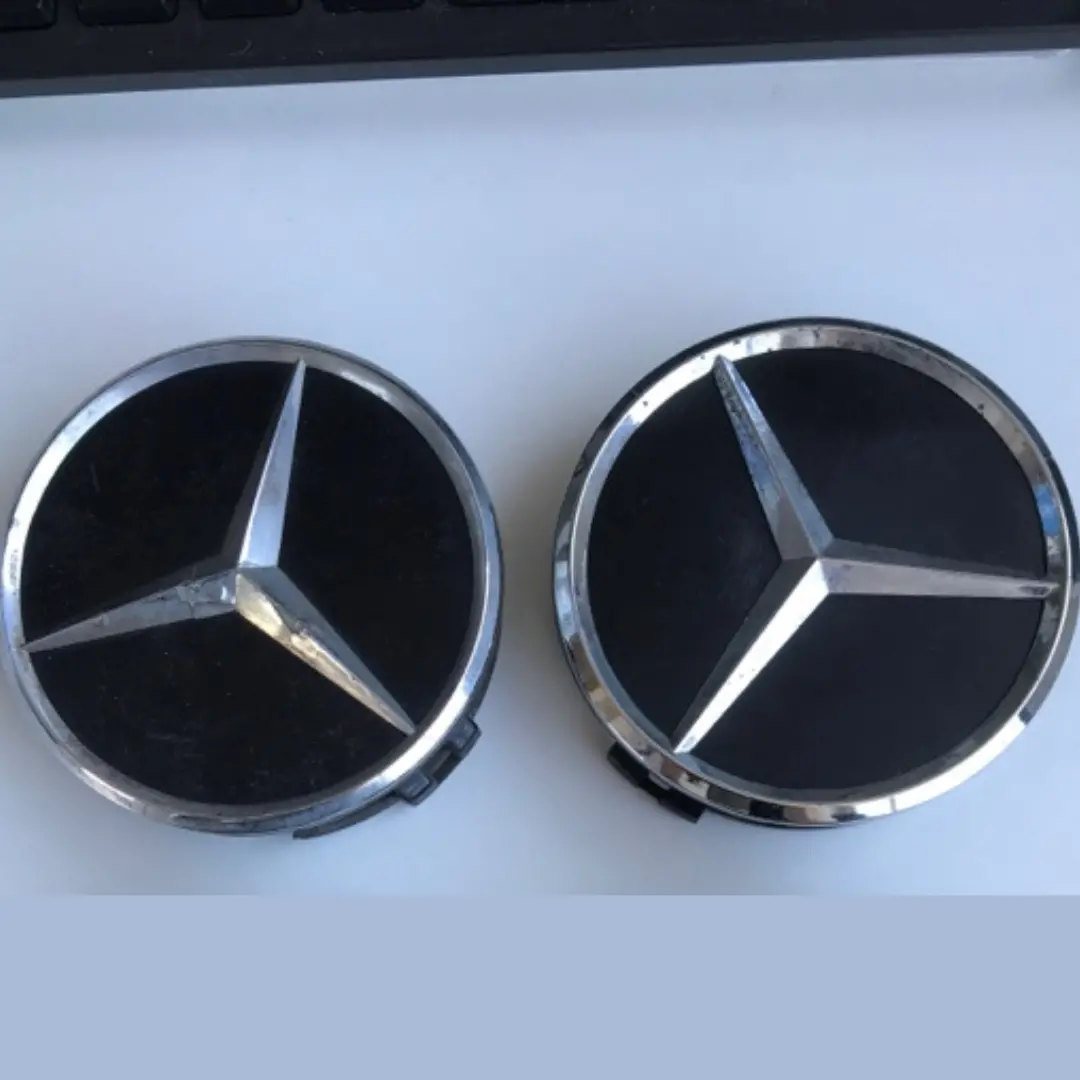 Set Of 2 Mercedes-Benz Wheel Hub Center Cap 2204000125 093Dc887 1
