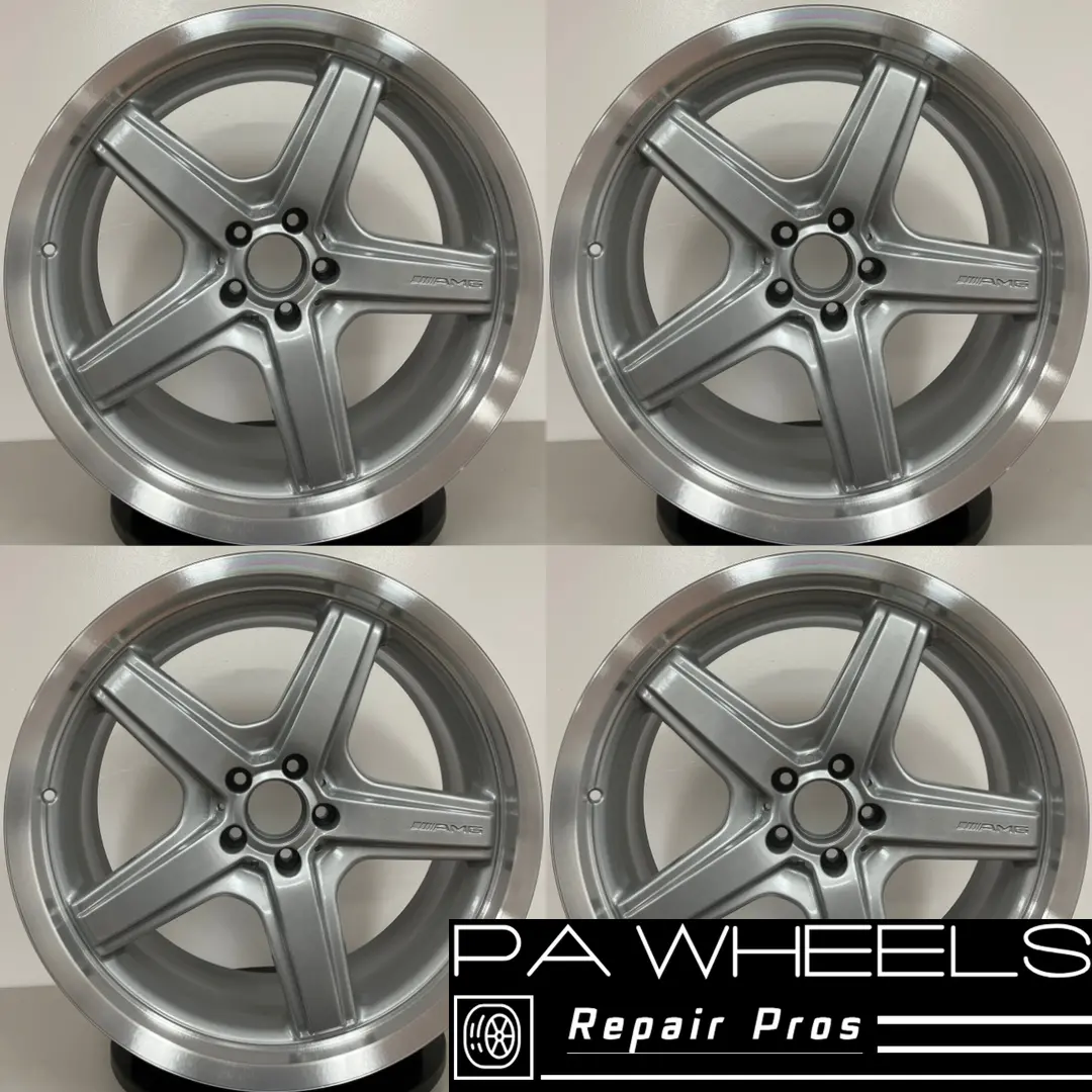 Set Of 4 Mercedes Gl550 2008 2009 21" Factory Oem Wheels Rims 85014 A1644014302 1