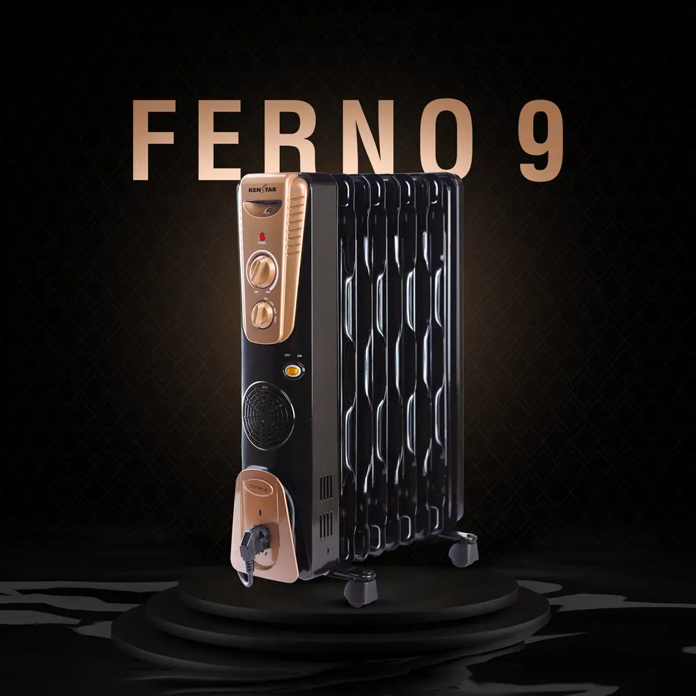 Ferno 9 Oil Filled Radiator Room Heater 1