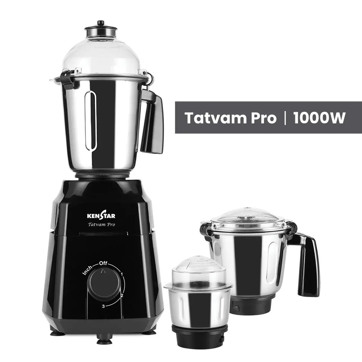 Tatvam Pro 1000W, 3 Jar, Mixer Grinder 1