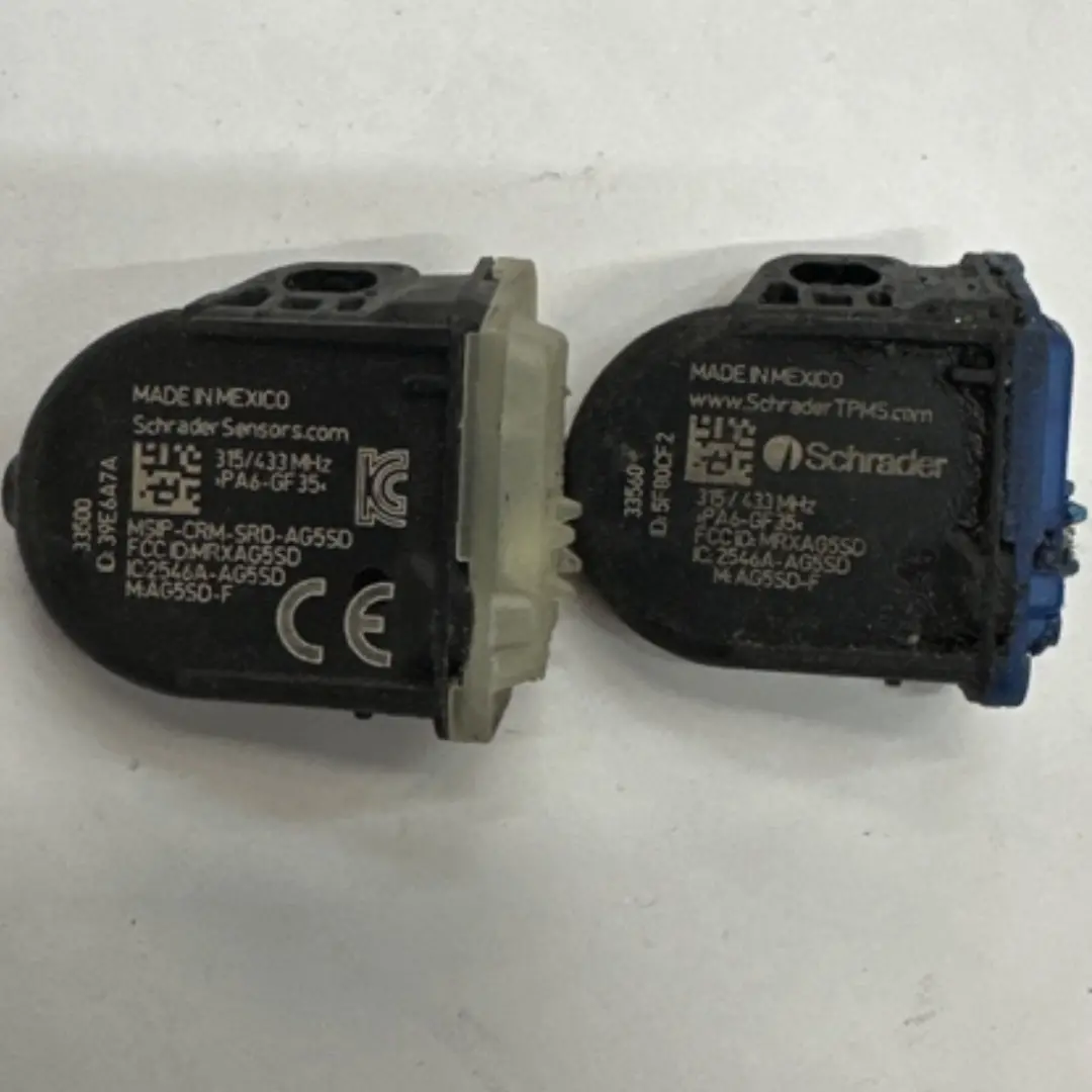 Set Of 2 Tpms Tire Pressure E-Z Sensor Programmable 315/433Mhz 4303636D 1
