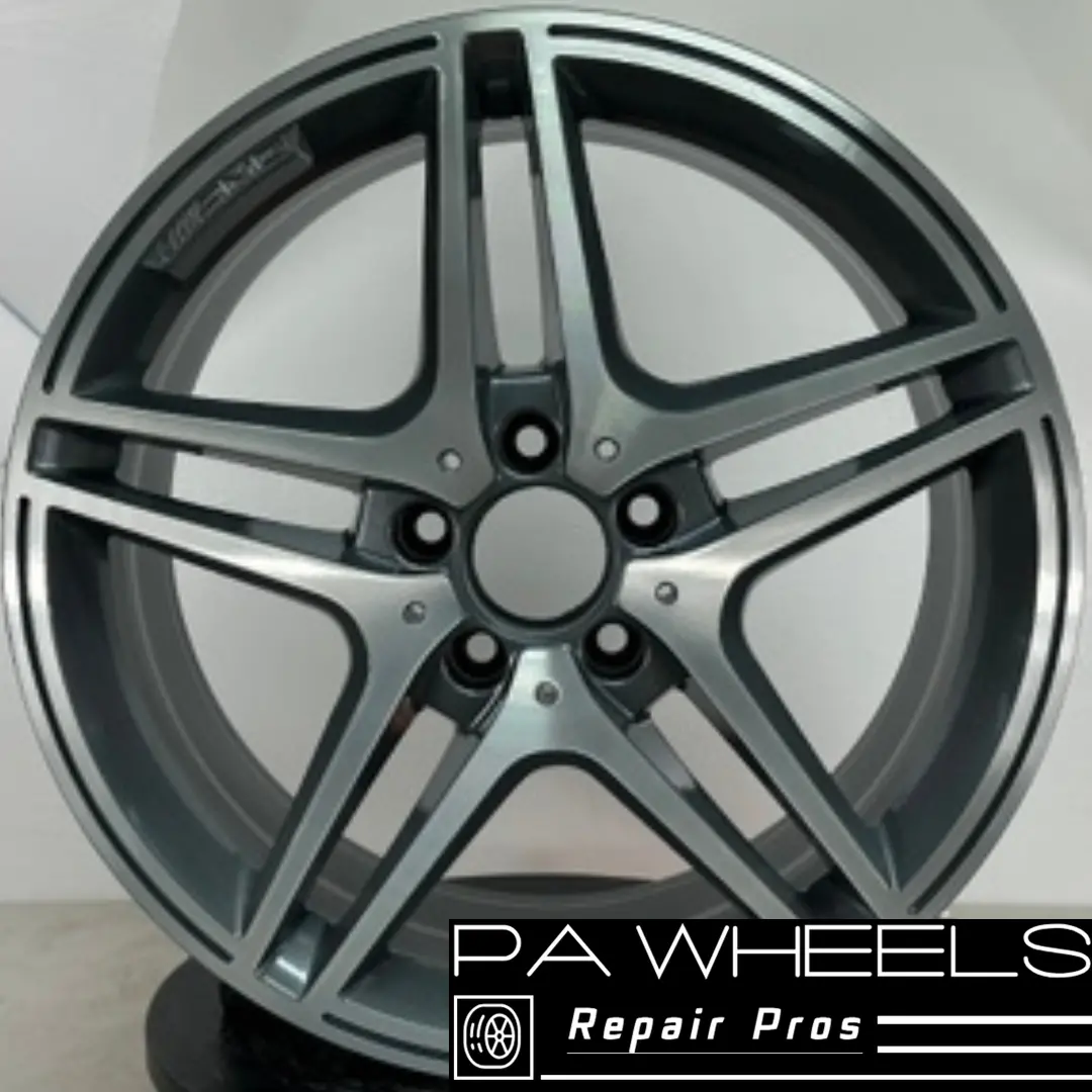 Mercedes C63 2012-2015 18" Factory Oem Front Amg Wheel Rim 85221 A2044019402 1
