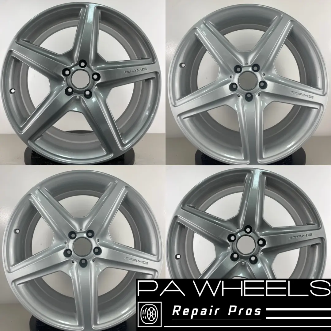Set Of 4 Mercedes S63 Cl63 2008-2011 20" Factory Oem Amg Wheel Rim 85028 85029 1