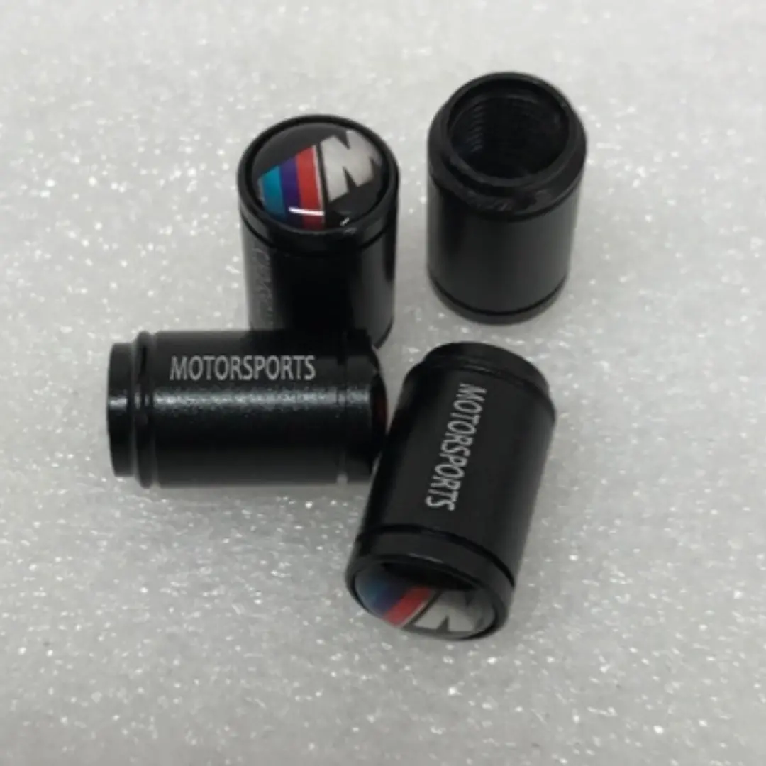 Set Of 4 Motorsports Bmw Tire Stem Valve Cap 338A3831 1