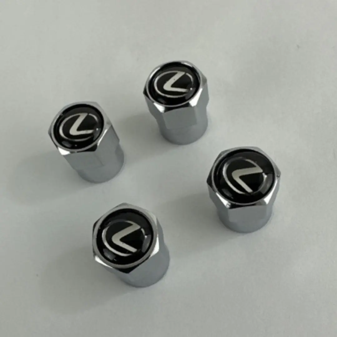Set Of 4 Lexus Tire Valves For Car 74C43116s 1