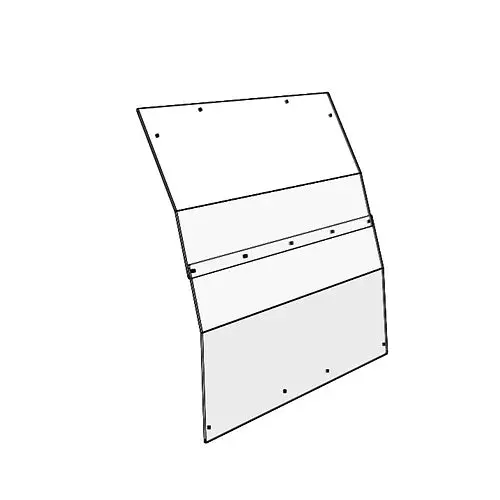Pare-Brise Arrière / Rear Windshield, Ranger Full-Size 1