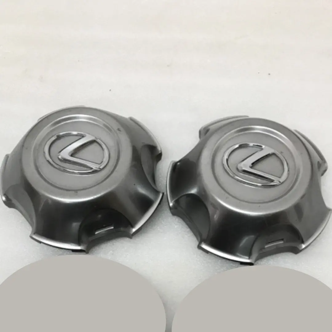 Set Of 2 Lexus Silver Center Caps 9722Ba19 1