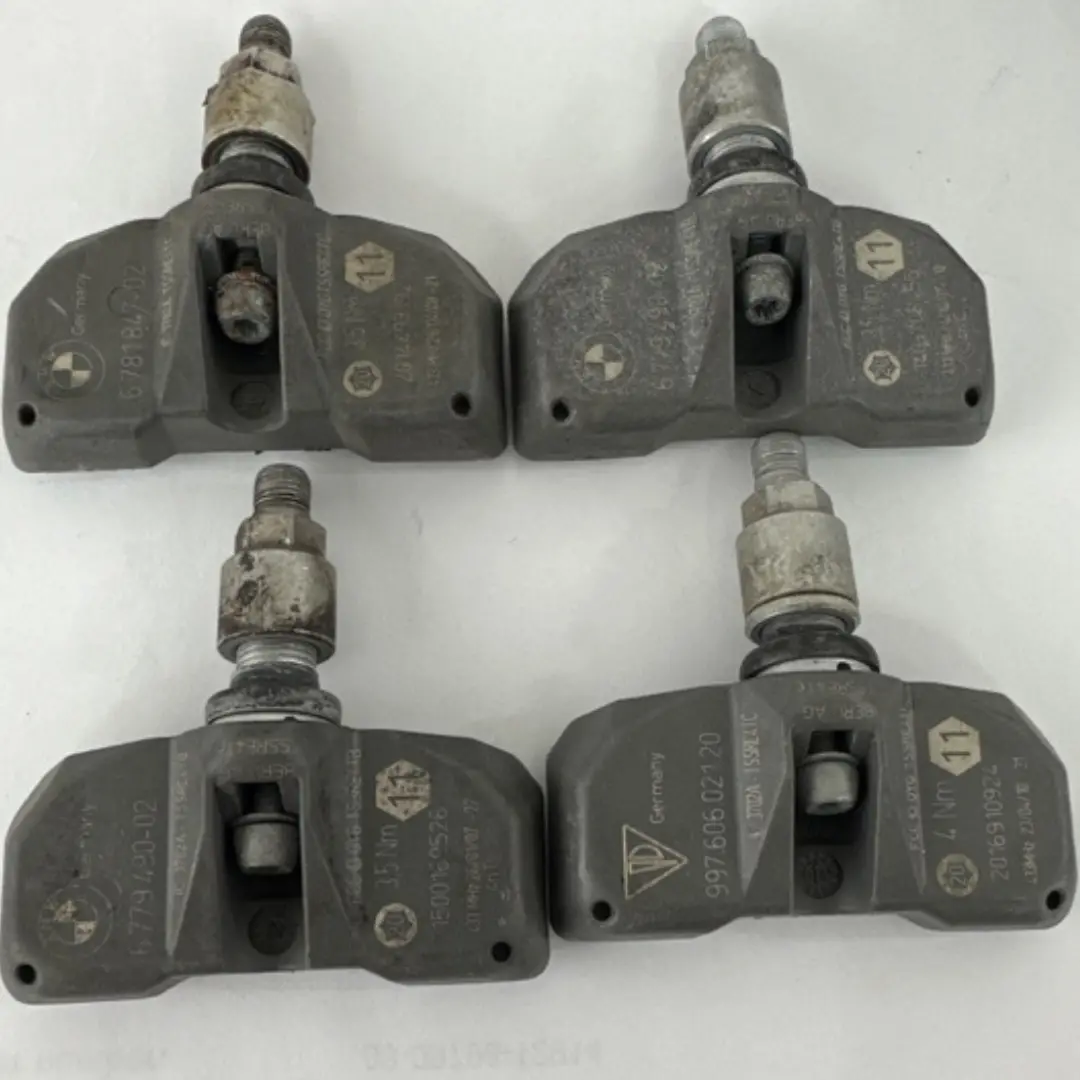 Set Of 4 Bmw Mini Tire Pressure Sensor Monitor Tpms Oem 433 Mhz 1A821ab1a 1