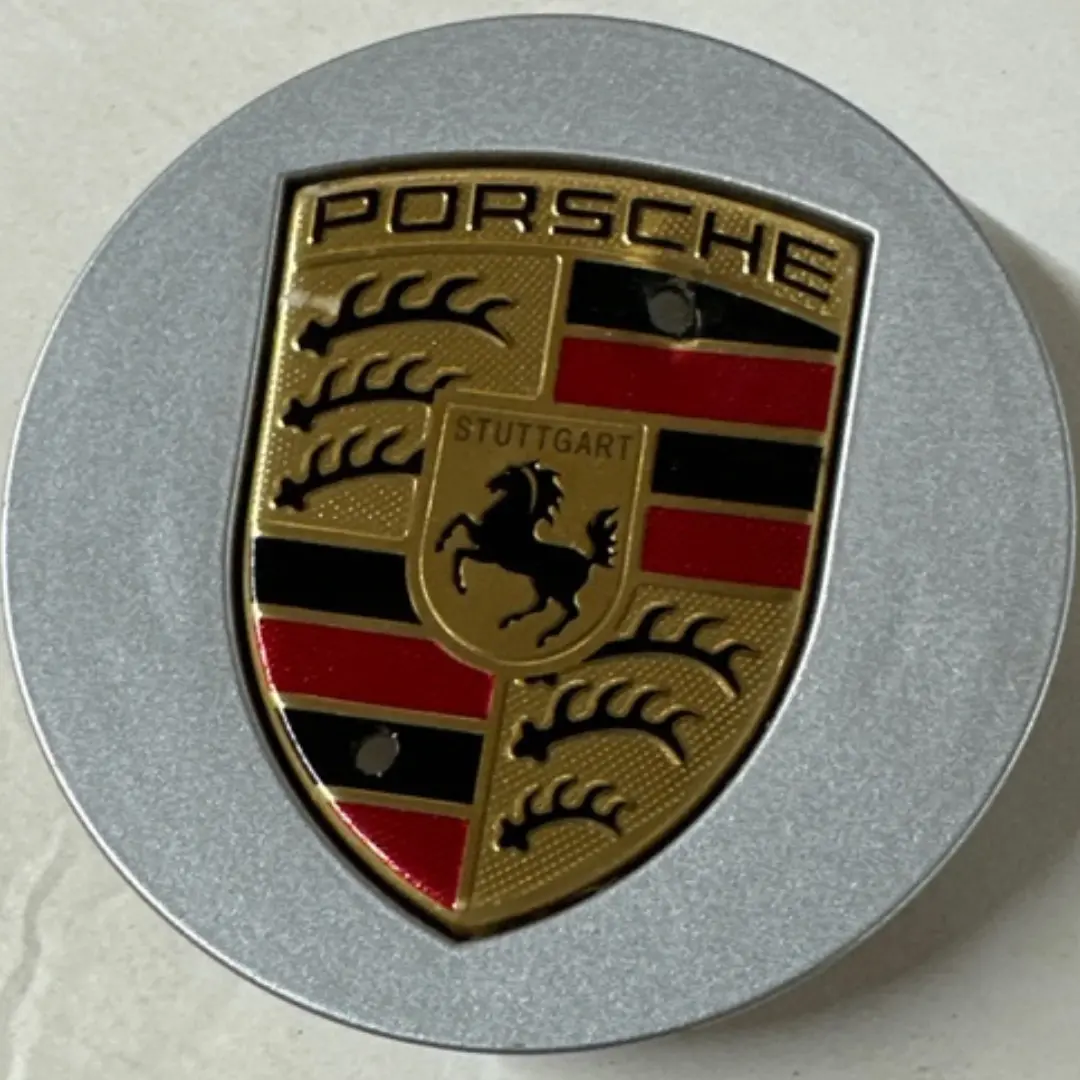 Porsche Center Cap Oem 911 Boxter 955 7L5601149 Pair Colored Crest 06A41e3a 1