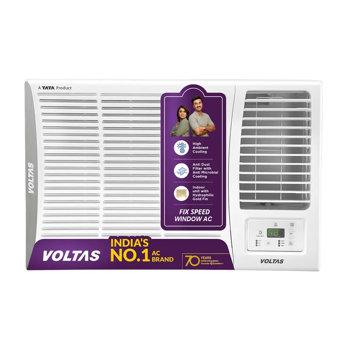 Voltas Window Air Conditioner, 1.5 Ton, 2 Star - 182Fs Elite 1