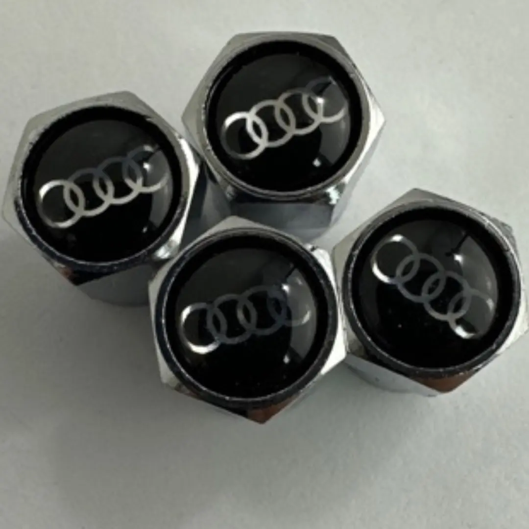 Set Of 4 Universal Audi Wheel Stem Air Valve Caps 914740Ac 1