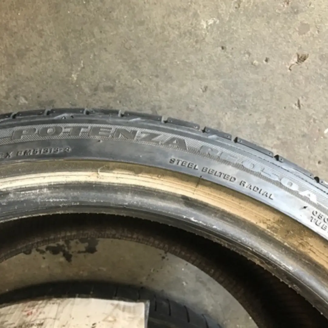 Set Of 2 Bridgestone Potenza Re050a 255/35/18 Tires 81F74ed1 1