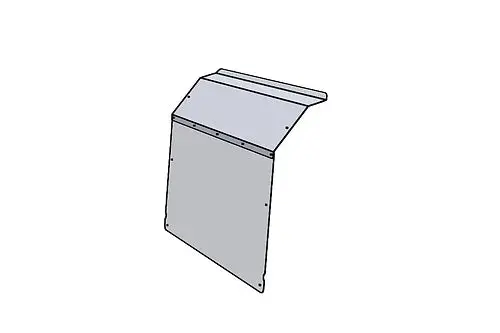 Pare-Brise Arrière / Rear Windshield, Wolverine 700 1