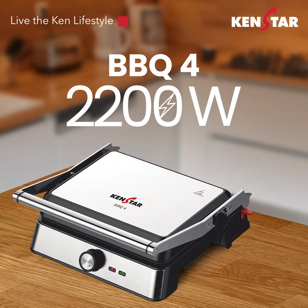 Bbq 4 Barbeque Grill 2200W With Oil Drip Tray 1