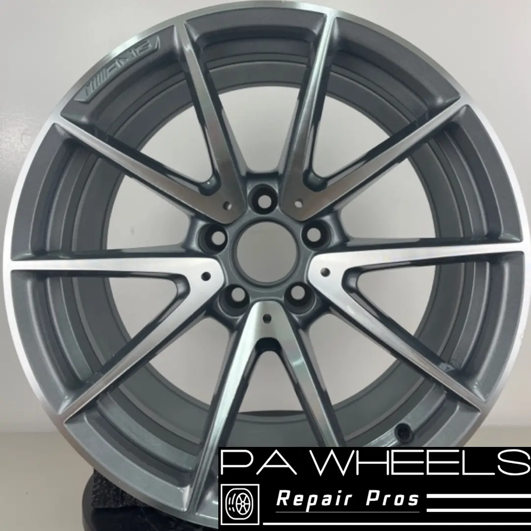 Mercedes C63 2017-2019 18" Factory Original Front Amg Wheel Rim 85520 A2054015700 1