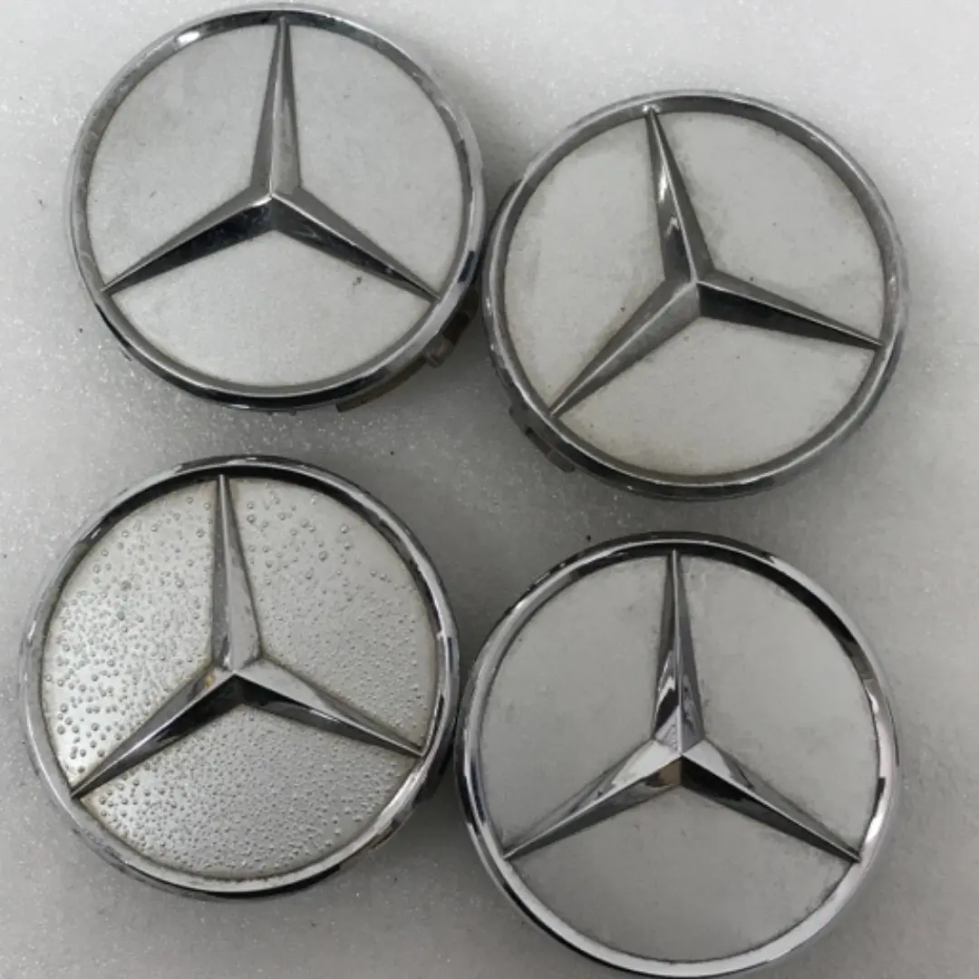 4X For Mercedes-Benz Silver Wheel Center Hub Caps 75Mm 7962Fcb8 1