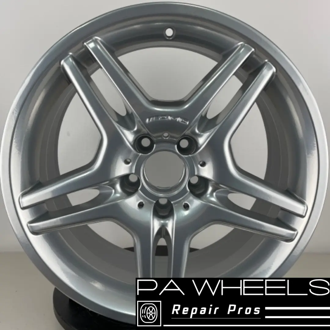 Mercedes E Class 2003-2006 18" Factory Oem Rear Amg Wheel Rim 65317 A2114012702 1