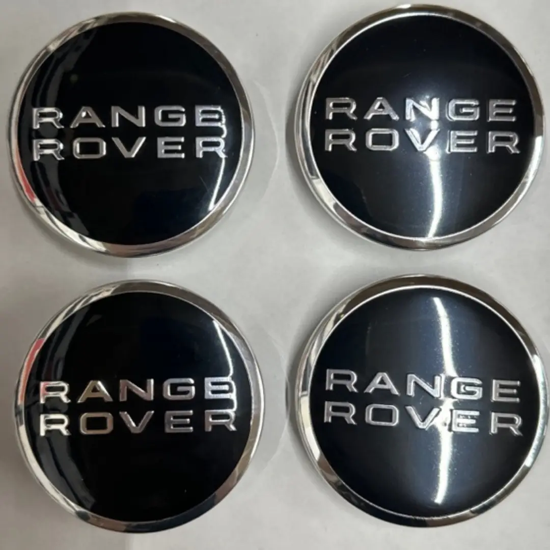 Set Of 4 Range Rover Black Wheel Center Cap Rrj000010xxx 63Mm 7Fd372ee 1