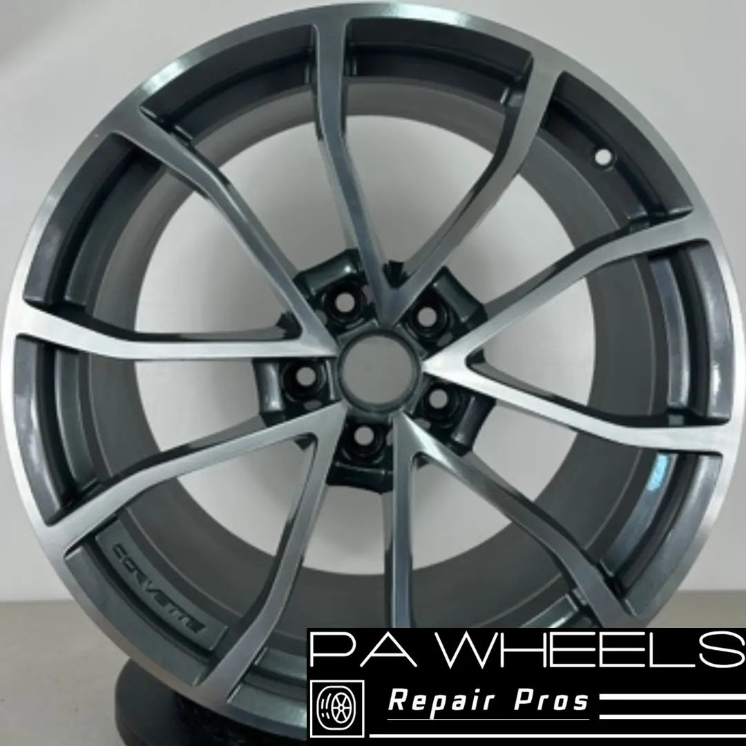 Chevrolet Corvette 2013 20" Factory Original Wheel Rim Rear 5599#D 22858900 1