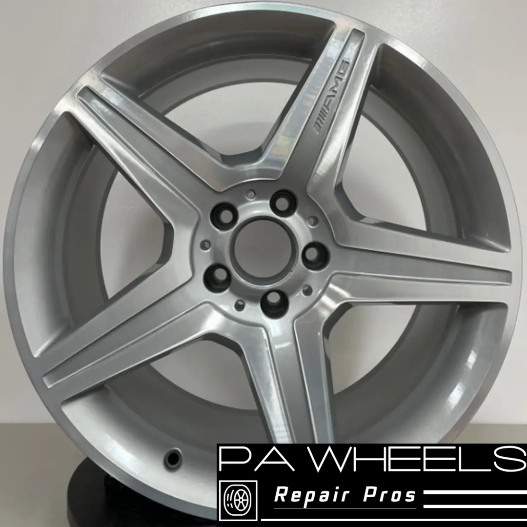 Mercedes S-Class 2010-2012 19" Factory Oem Rear Amg Wheel Rim 85118 A2214016102 1