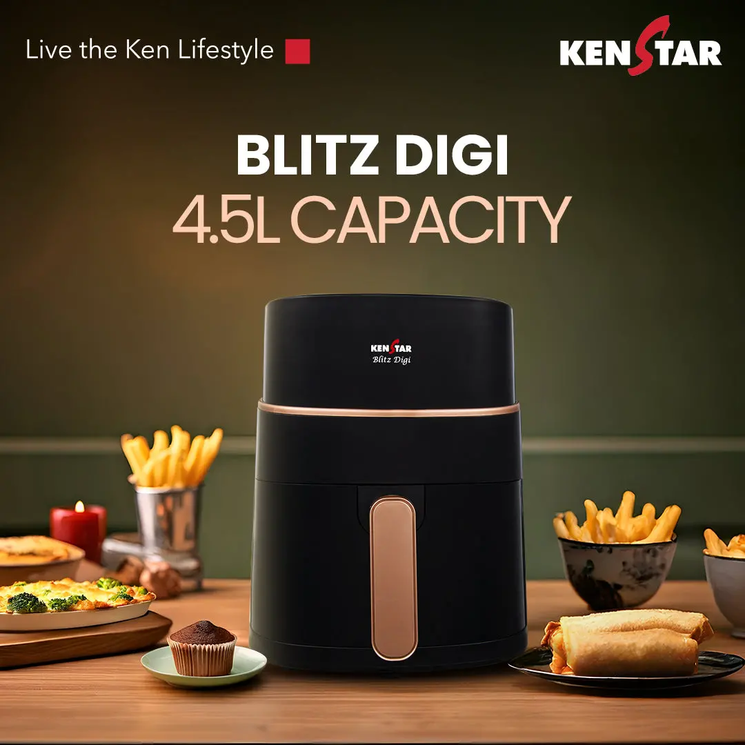 Blitz Digi 4.5L Air Fryer, 1400W 1