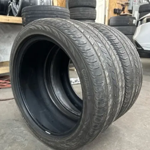 Used 255/40R19 Continental Contiprocontact Mo 100V - 8949F996 Set Of 2 1