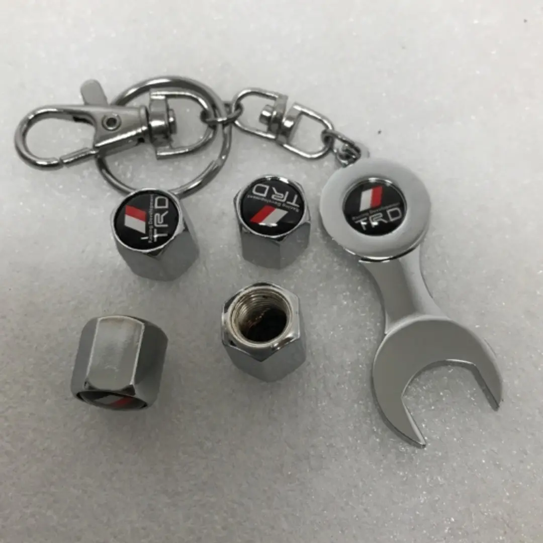 Set Of 4 Universal Trd Wheel Air Stem Valve Cap With Key 560Ff89c 1