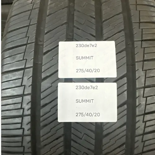 Summit Tire Used 275/40/20 230De7e2 1