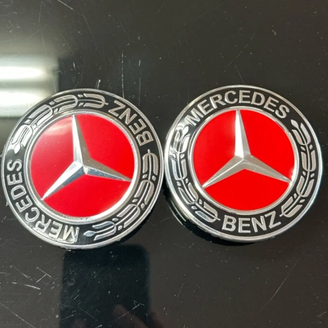 Set Of 2 Mercedes-Benz Wheel Hub Center Cap 75Mm A1714000025 Ff714a5e 1
