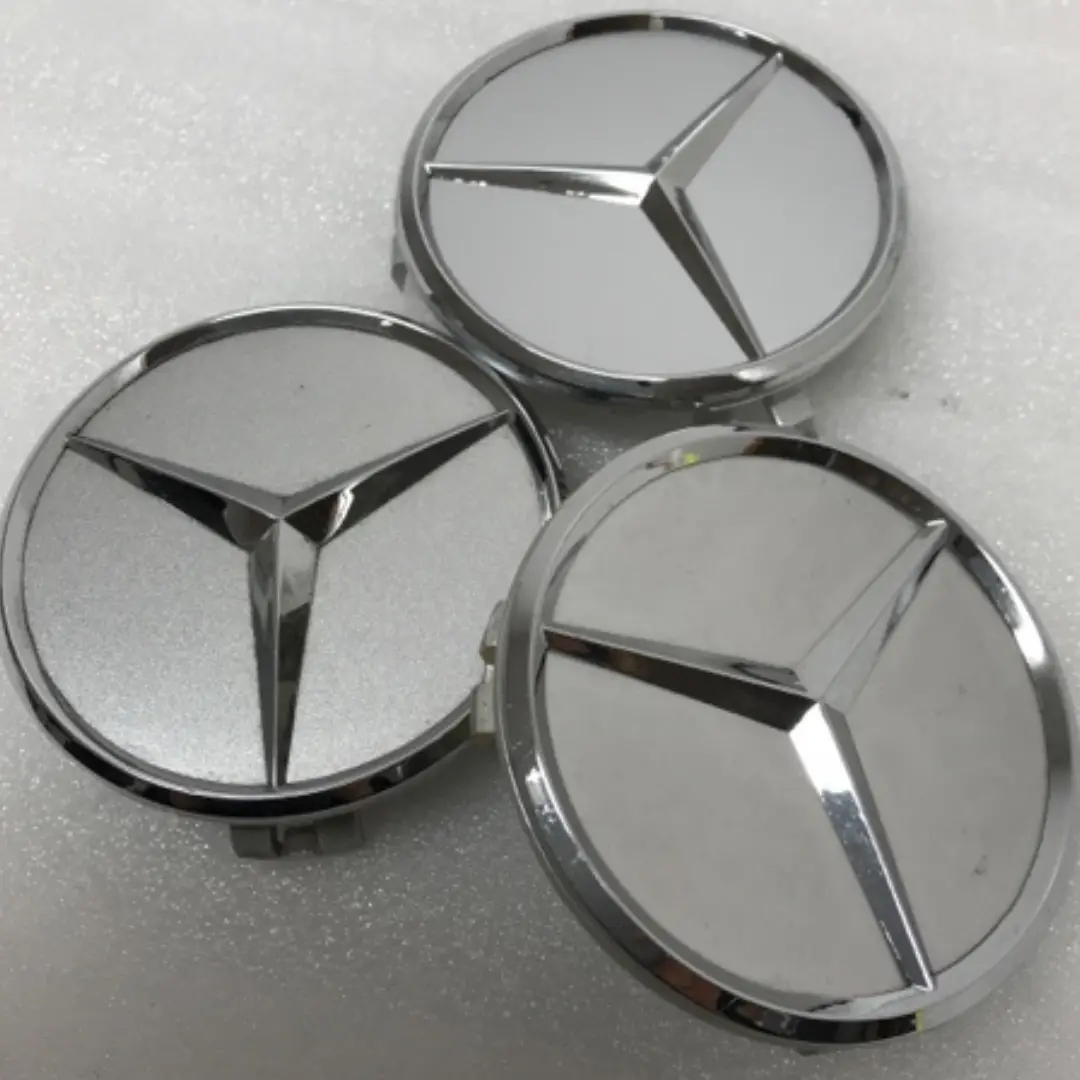 Set Of 3 Mercedes-Benz Wheel Hub Center Caps B76fd65b 1