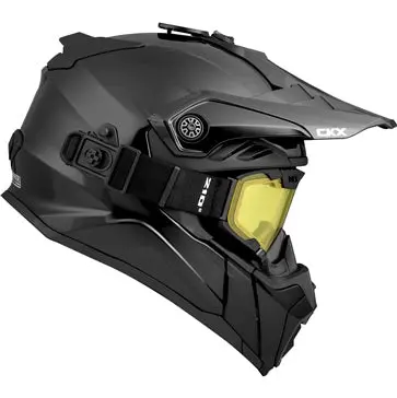 Ckx Casque Hors-Piste Titan Air Flow, Hiver Solid - Lunette 210° Incluse 1