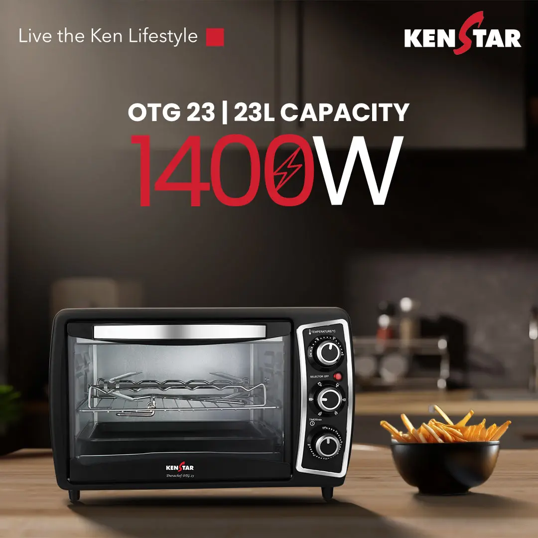 Durachef Otg 23L 1400W, Rotisserie & Timer 1