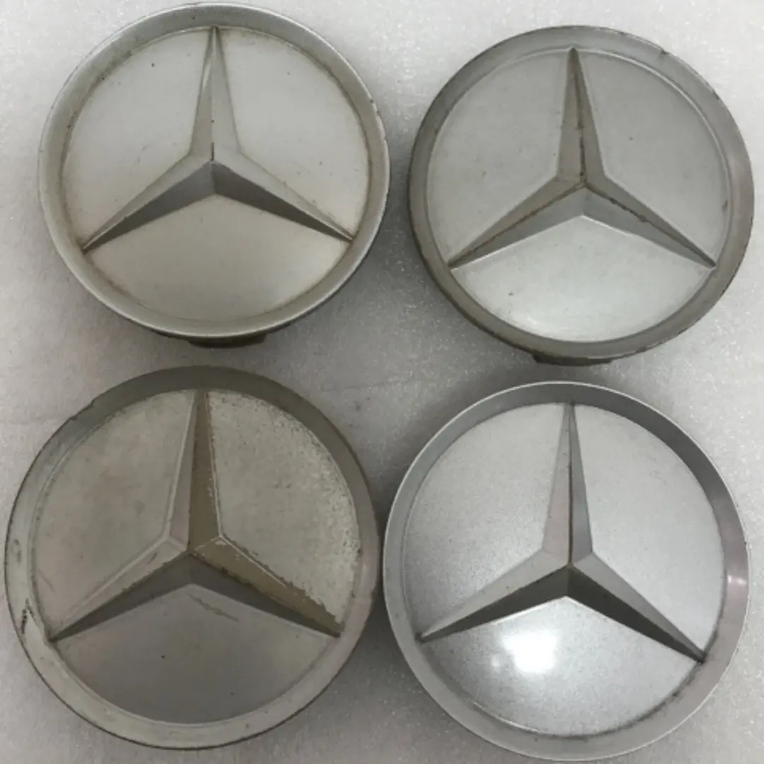 Set Of 4 Mercedes-Benz Center Cap Cover Plastic A1634000025 5407208A 1