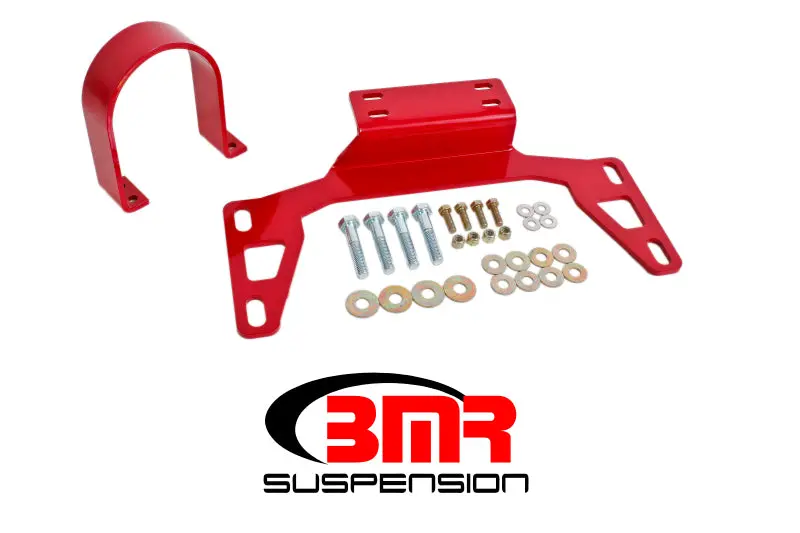 Bmr Front Driveshaft Safety Loop – Compatible With 2011–2014 S197 Mustangs, Red Finish 1