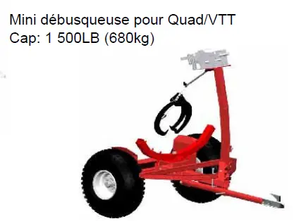 Mini Debusqueuse Sur Roues (Treuil Non Inclus) 1