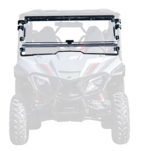 Super Atv Pare-Brise À Bascule Avant - Yamaha - Polycarbonate 1
