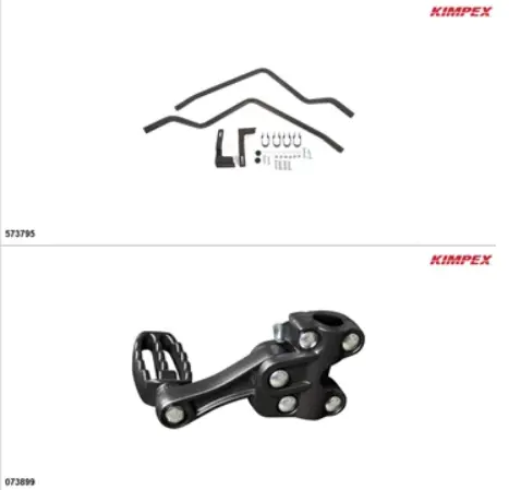 Kimpex - Kit De Protecteurs D'aile - Noir, Yamaha Kodiak 700K 2016 1