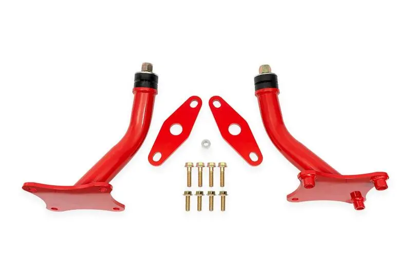 Bmr 16-24 Chevrolet Camaro (6Th Gen) Motor Mount Kit W/ Solid Bushings - Red 1