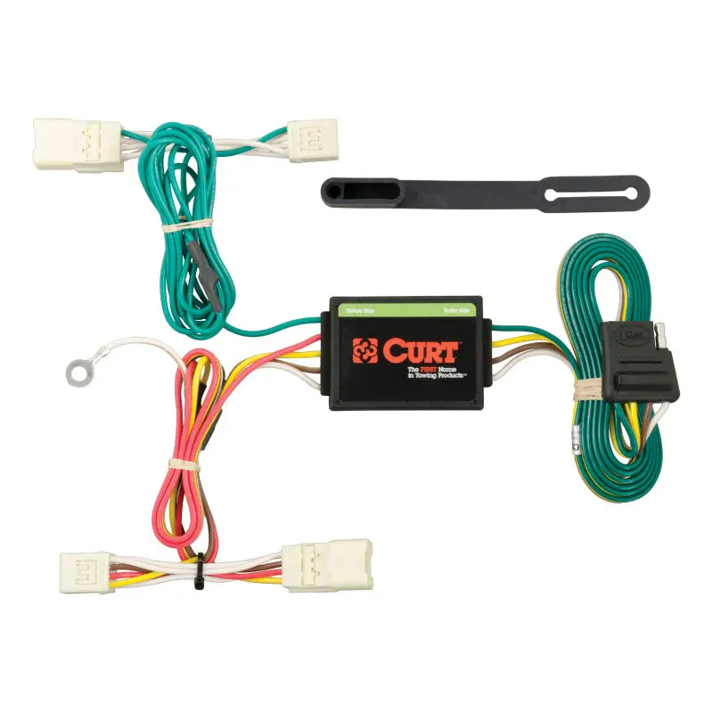 Curt Custom Wiring Harness — 4-Way Flat Trailer Connector For 2014–2019 Mitsubishi Mirage 1