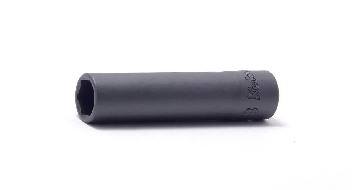 1/4 Sq. Dr. Socket  3/8 6 Point Length 50Mm 1