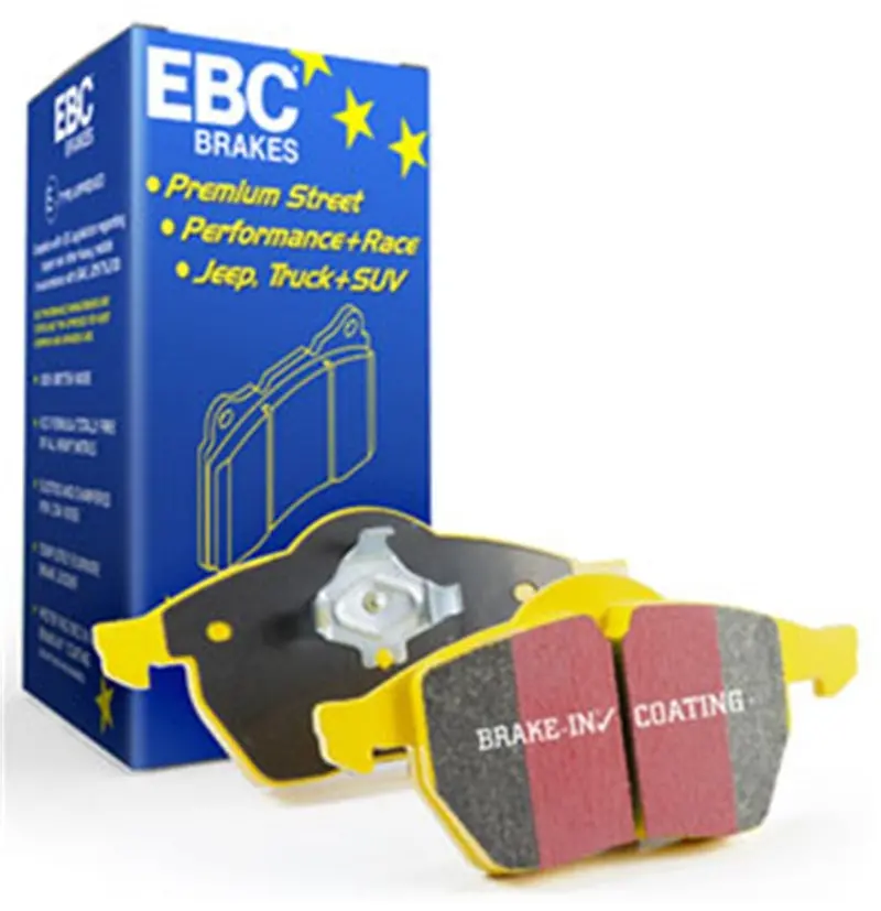 Ebc Yellowstuff Front Brake Pads For 2015+ Hyundai Sonata 1.6L Turbo With Electronic Parking Brake 1