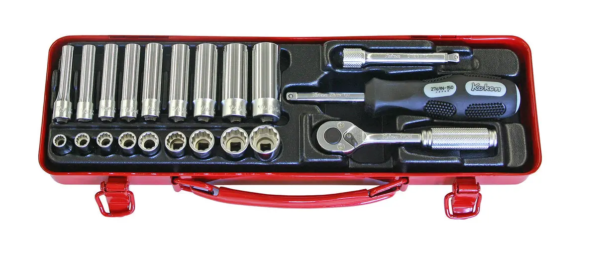 1/4 Sq. Dr. 10 Piece Z-Series 6-Point Socket Set  5.5-14Mm 1